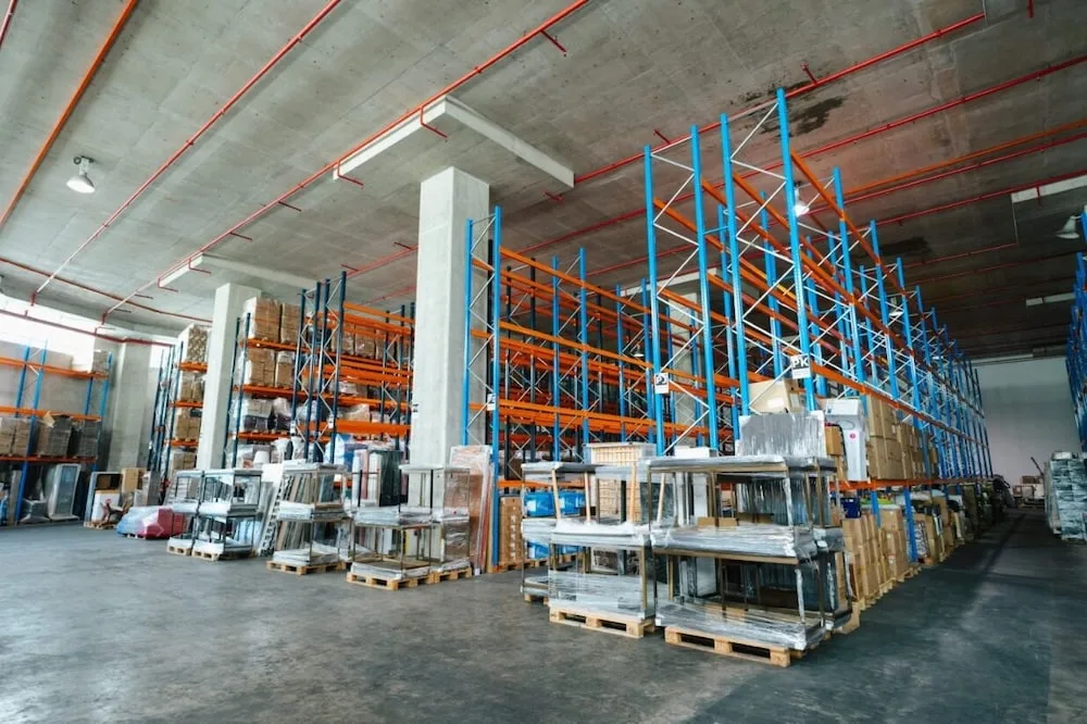 BEAM Space Serangoon — high-bay pallet racking