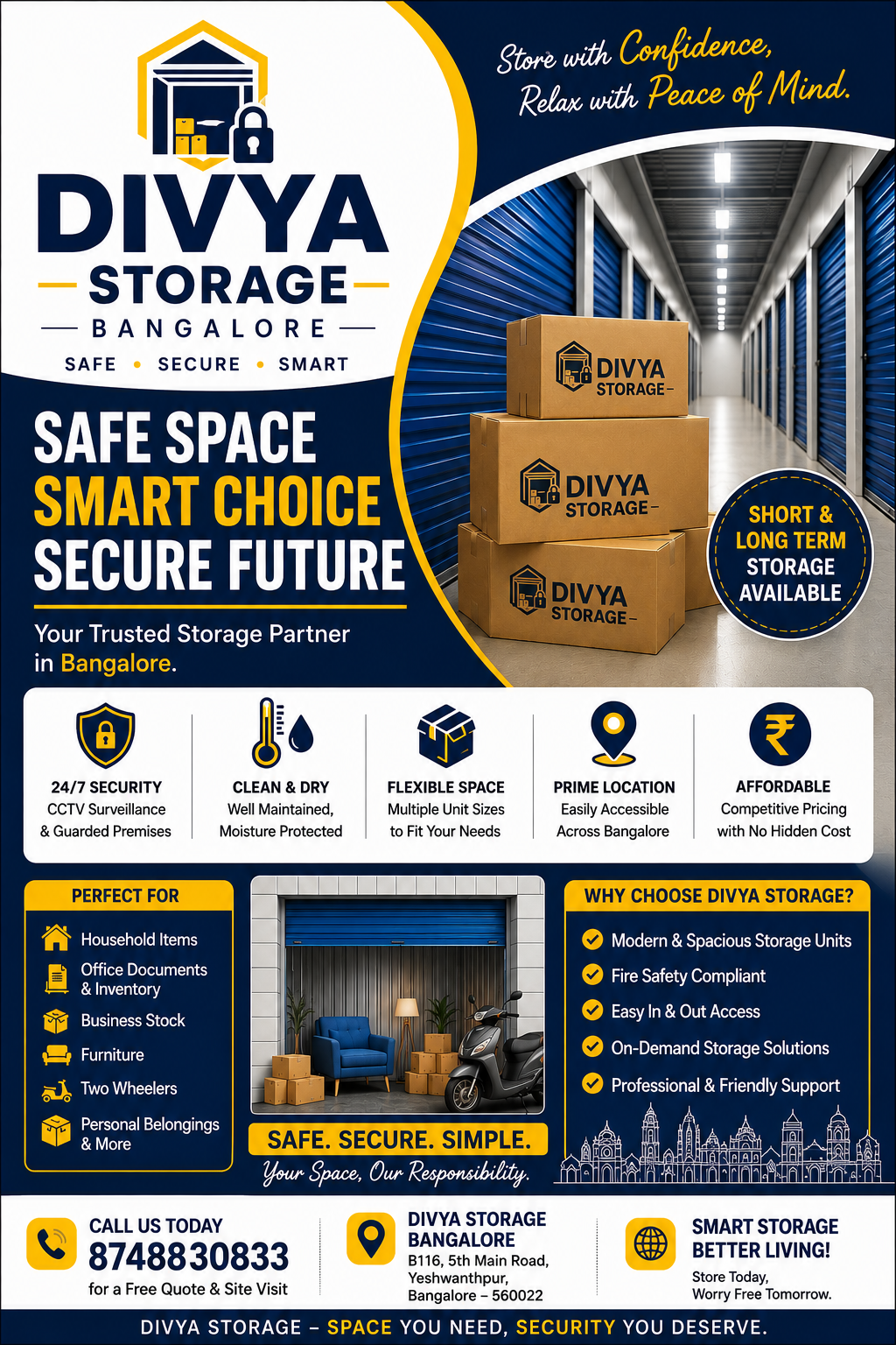 Divya Storage facility in Yeshwanthpur, Bangalore - Exterior 2