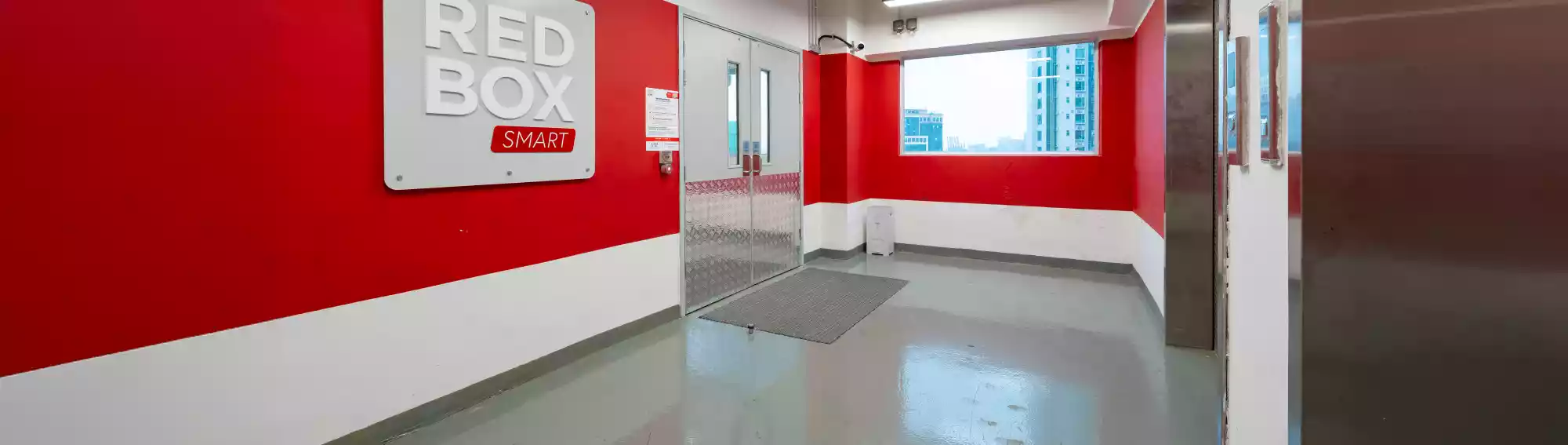 RedBox SMART Tsuen Wan - Reception entrance with SMART signage