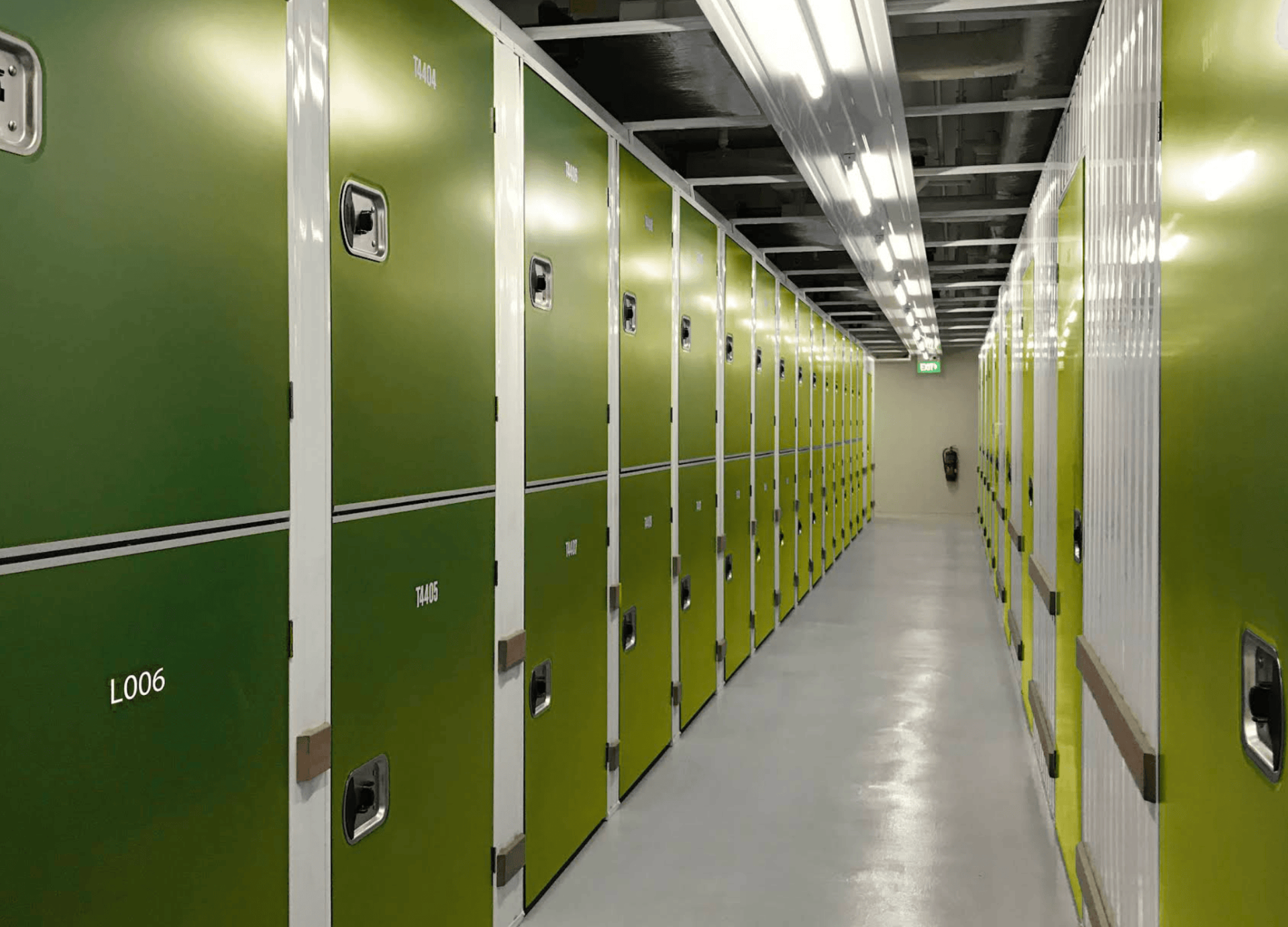 Store-Y storage units corridor