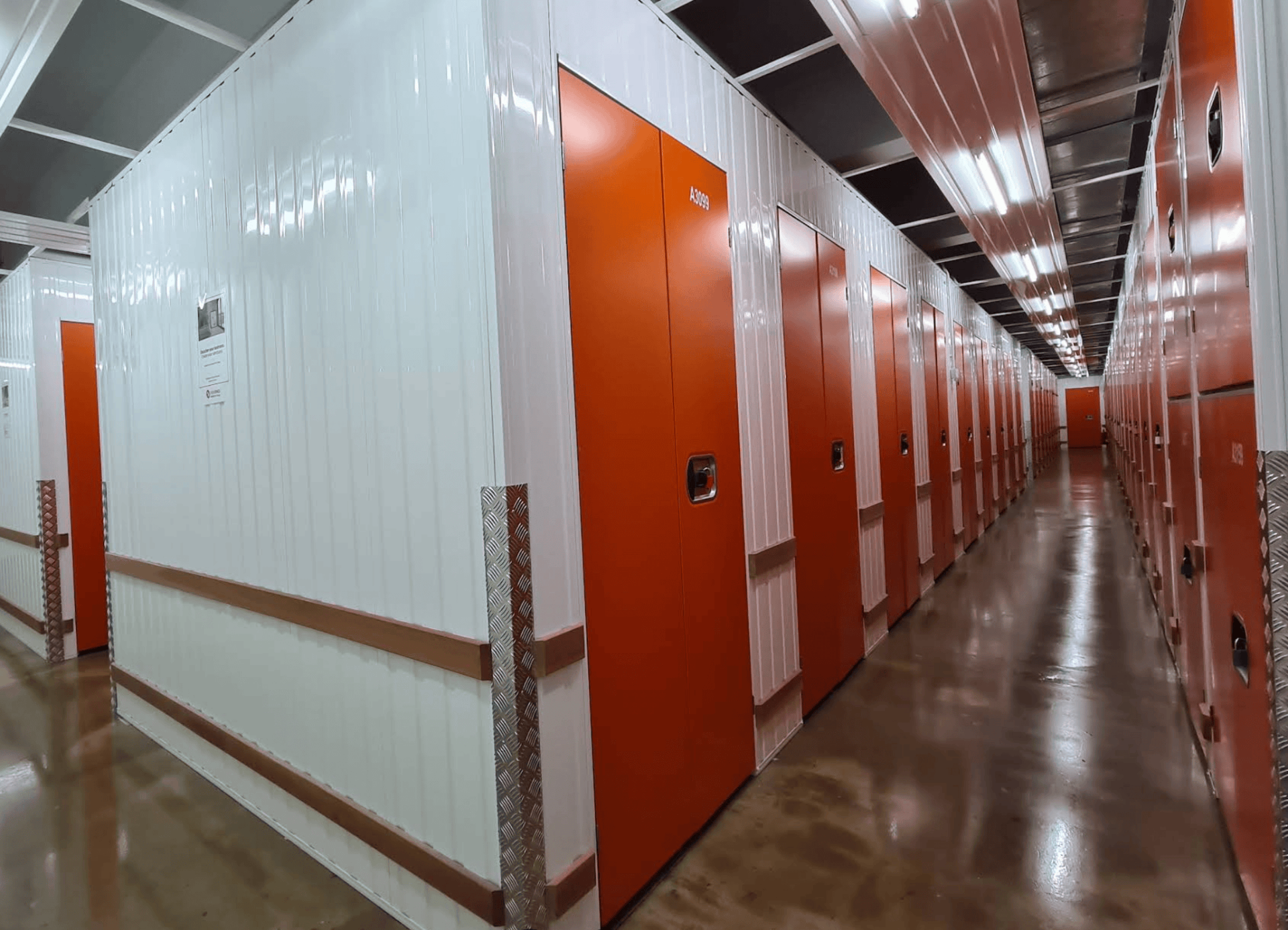 Urban Space storage units corridor